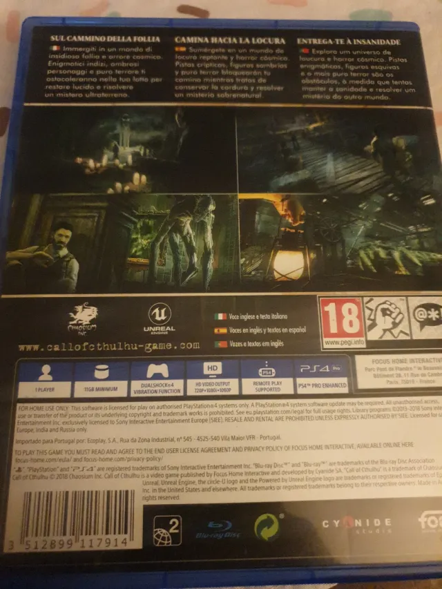 Call of Cthulhu PS4