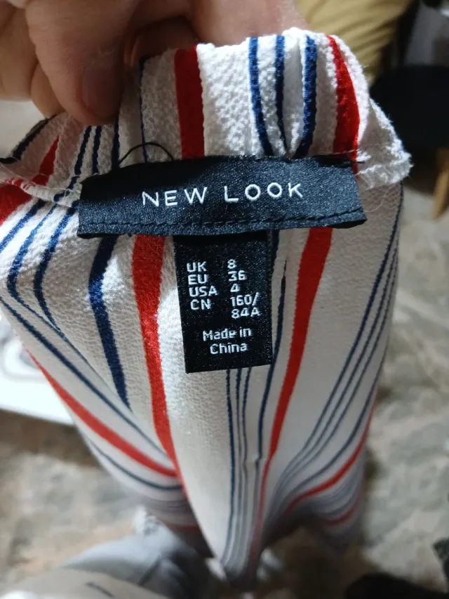 Vestido New Look rayas S/36