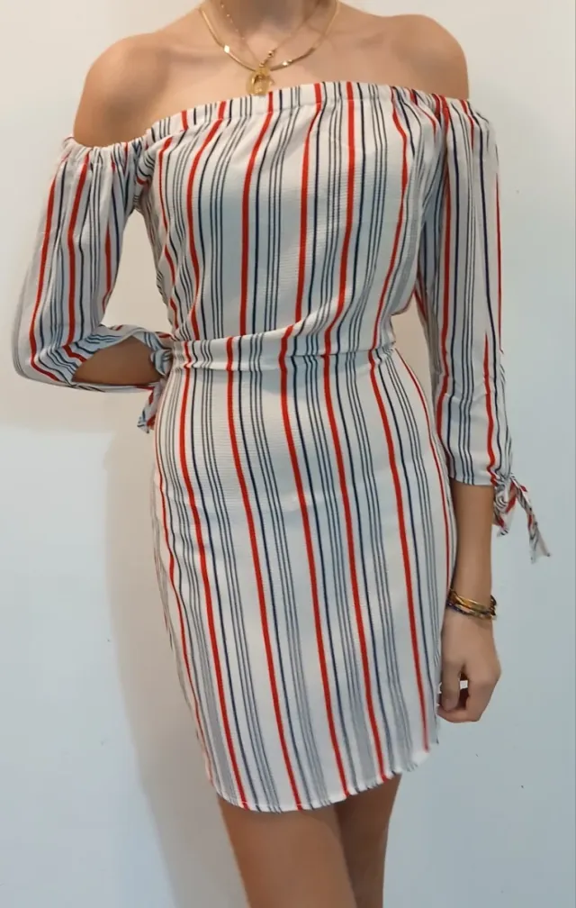 Vestido New Look rayas S/36