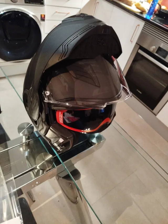 Casco Moto LS2 Negro Mate