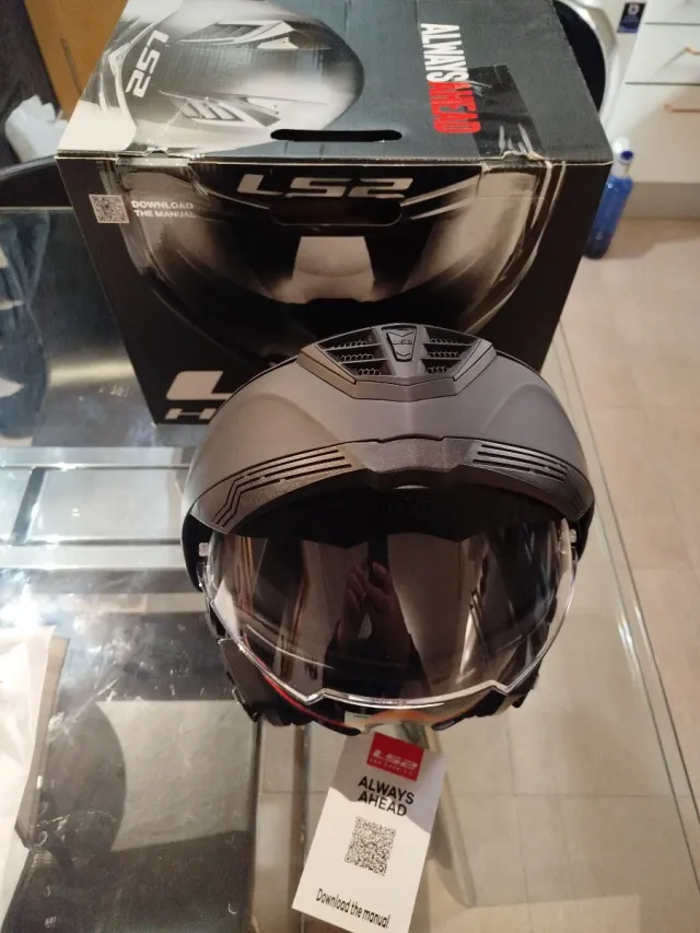 Casco Moto LS2 Negro Mate
