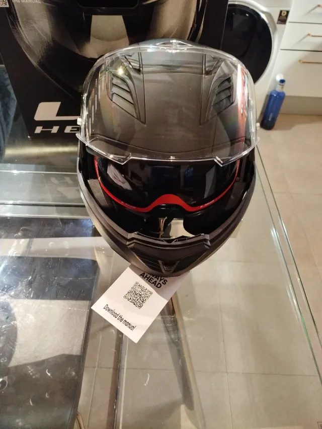 Casco Moto LS2 Negro Mate