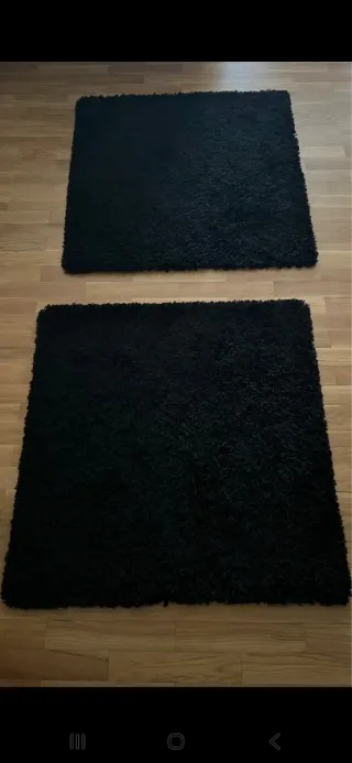 2 Tappeti Neri IKEA