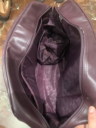 Bolso deportivo Puma morado y beige