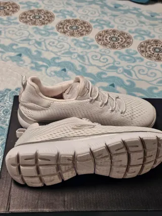 Zapatillas Skechers Blancas Mujer Talla 38