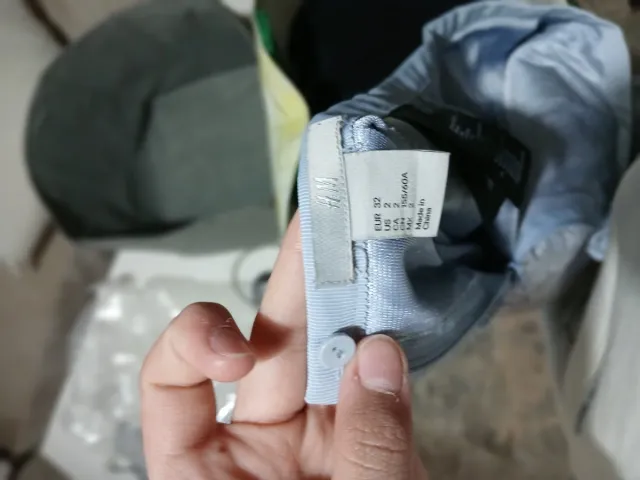 Falda H&M azul talla 32