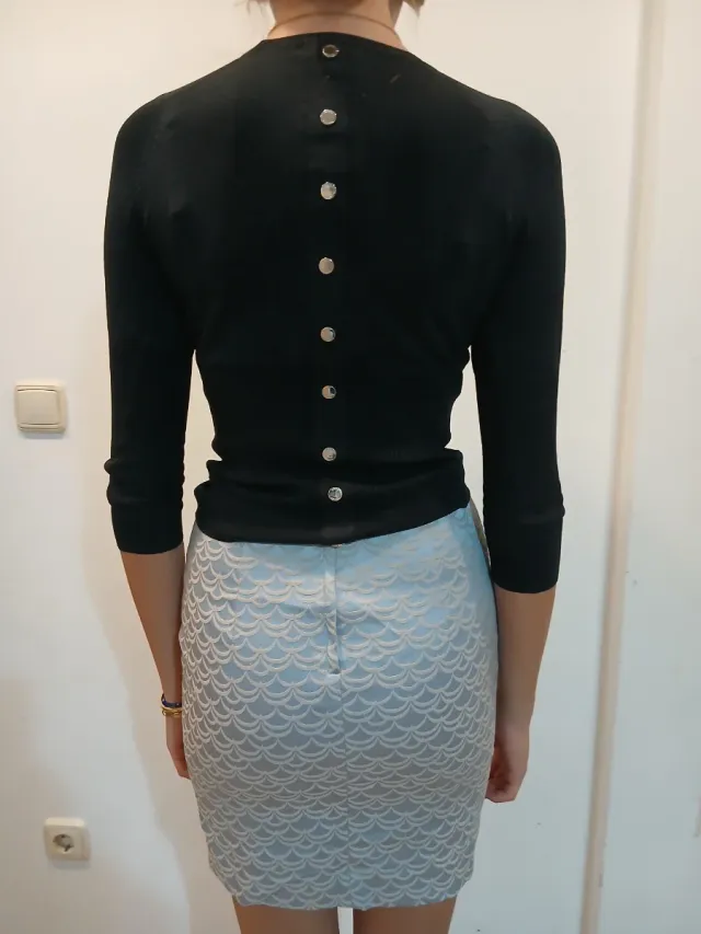 Falda H&M azul talla 32