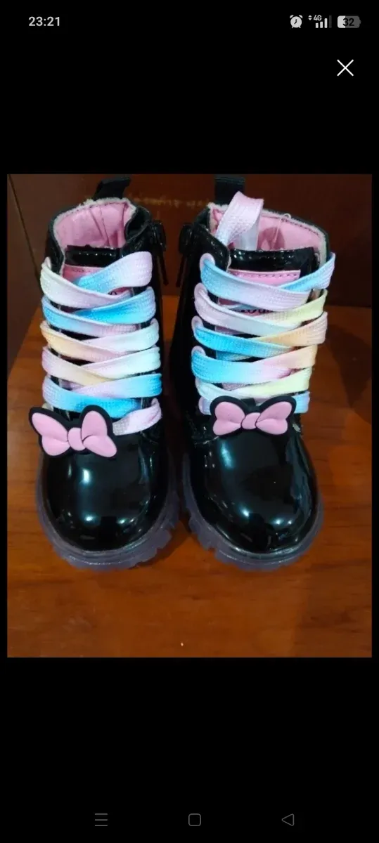 Botas Minnie Mouse para bebé