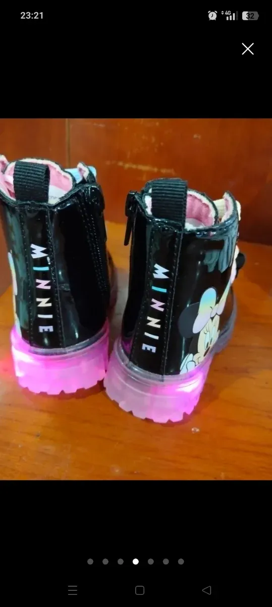Botas Minnie Mouse para bebé