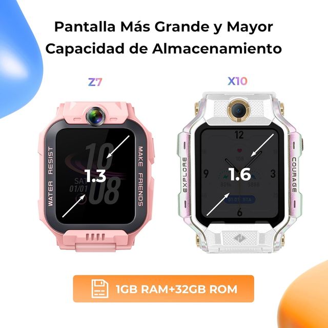 Orologio intelligente da ragazzo iMOO X10 grigio chiaro