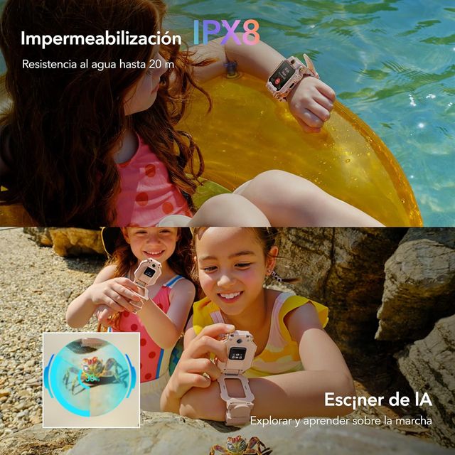 Orologio intelligente da ragazzo iMOO X10 grigio chiaro