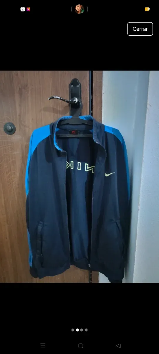 Sudadera Nike Azul y Negra