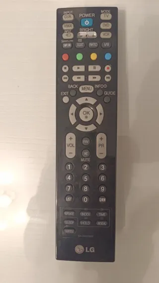 Mando a distancia LG con apenas uso