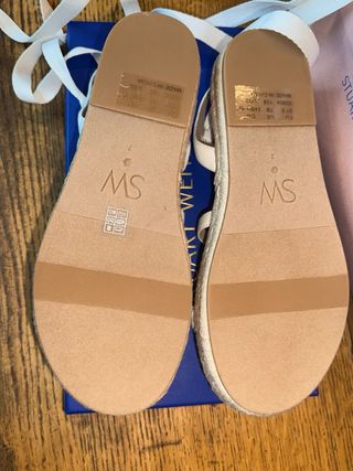 Stuart Weitzman Sandali Espadrillas Bianche