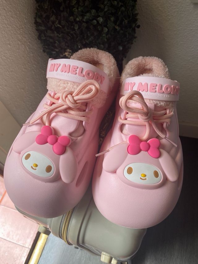 Zapatillas Sanrio My Melody Rosa Peluche