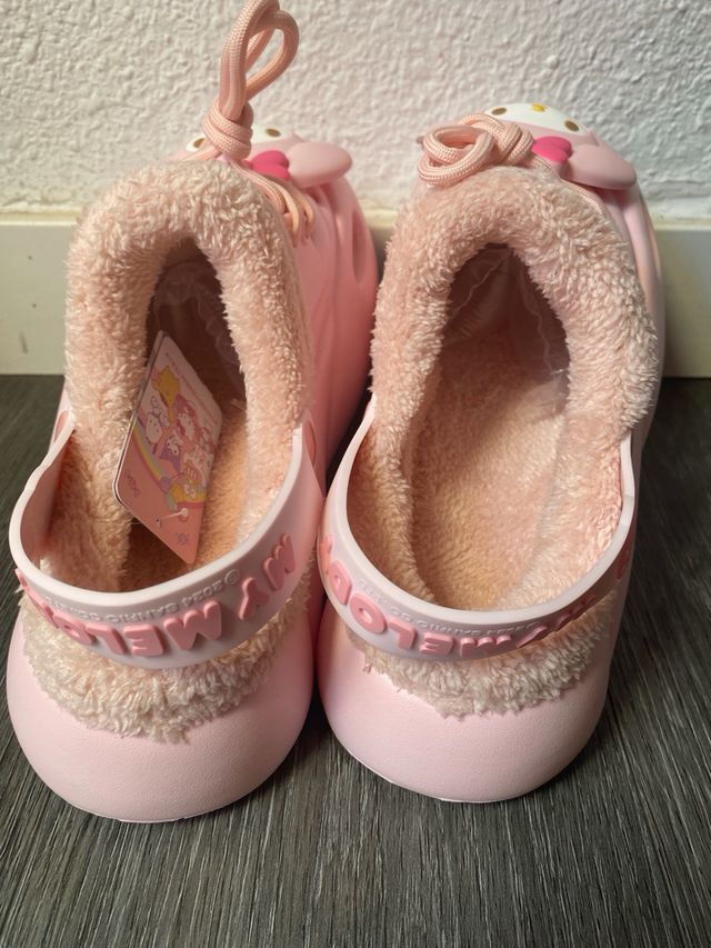 Zapatillas Sanrio My Melody Rosa Peluche