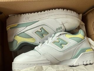 New Balance 550 Bianco/Menta - Nuove