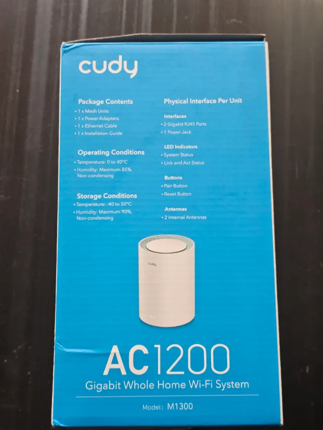 Cudy M1300 AC1200 Whole Home Wi-Fi System
