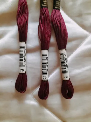 Lote 3 madejas Anchor N.70