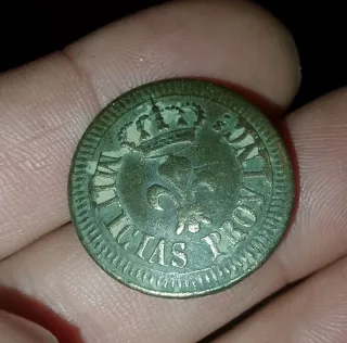 Botón Militar Milicias Provinciales