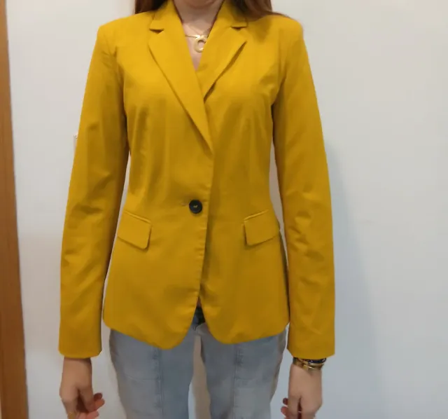 Americana Zara Talla M Amarilla