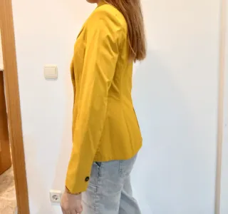 Americana Zara Talla M Amarilla