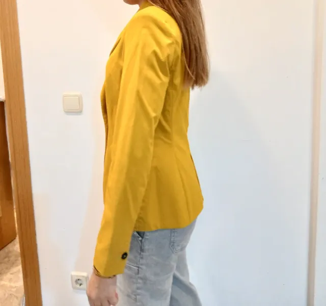 Americana Zara Talla M Amarilla