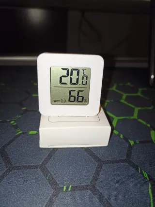 Mini termómetro higrómetro digital