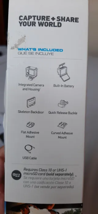 Cámara GoPro Hero + Accesorios