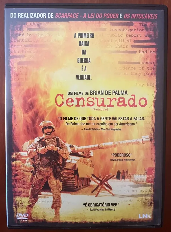 DVD "Censurado" - Brian de Palma