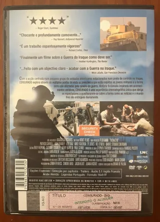 DVD "Censurado" - Brian de Palma