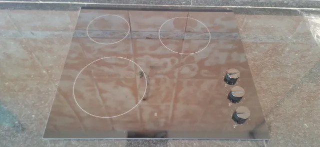 Placa vitrocerámica 3 fuegos