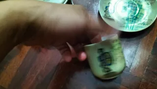 Conjunto de café vintage