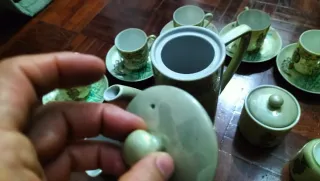 Conjunto de café vintage