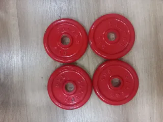 PESAS 2 DISCOS DE 2KG SALTER DE 30MM