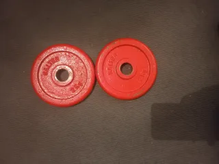 PESAS 2 DISCOS DE 2KG SALTER DE 30MM