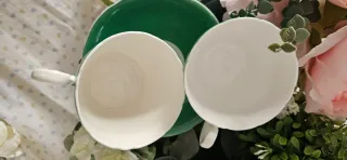 Duo da tea di Aynsley verde giada