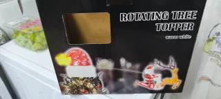 Adorno giratorio para árbol de Navidad