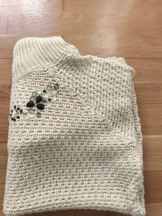 Jersey cuello alto mujer talla S