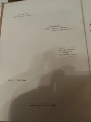 Pack religioso antiguo (Biblia + Misal + Teresa)