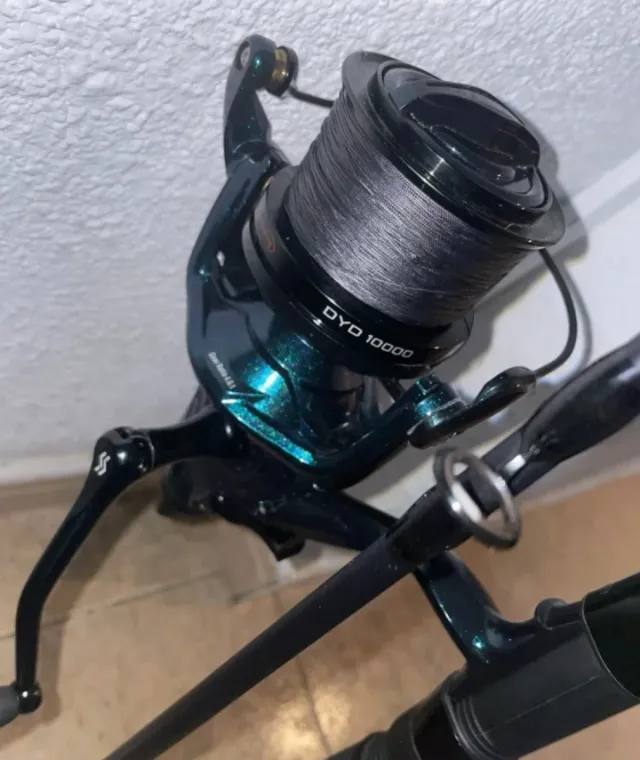 Carrete de pesca 10000 con hilo 80kg