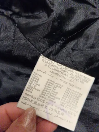 Giacca in pelle Coconuda Tg 42 (ita)