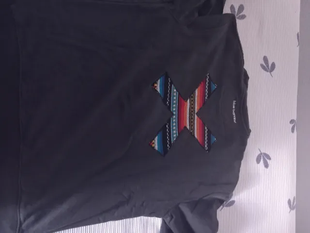 Sudadera Blue Banana gris con parche X