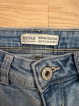 Pantalón corto vaquero Bershka