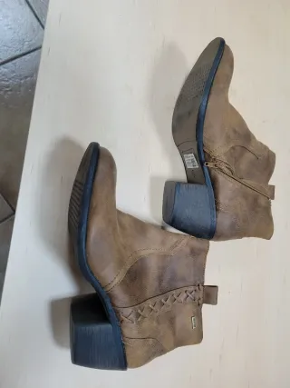 Botines Mustang Mujer Marrones