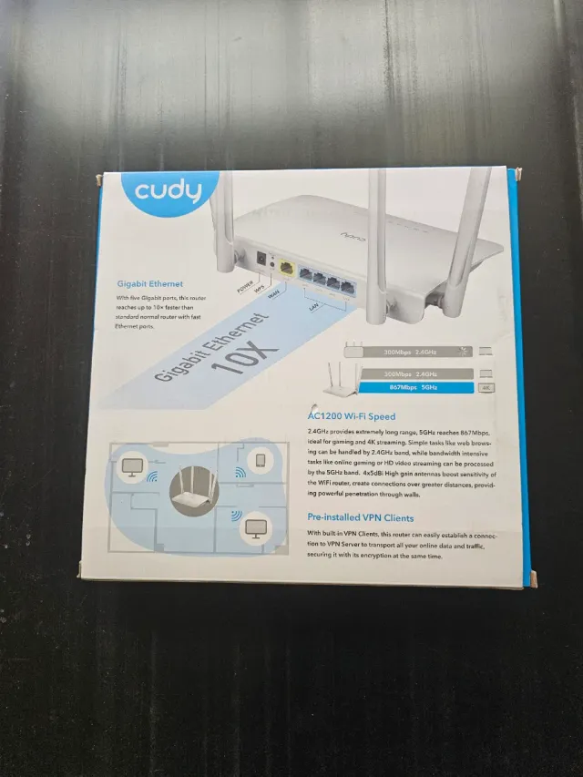 Router Cudy WR1300 AC1200 Dual Band Gigabit