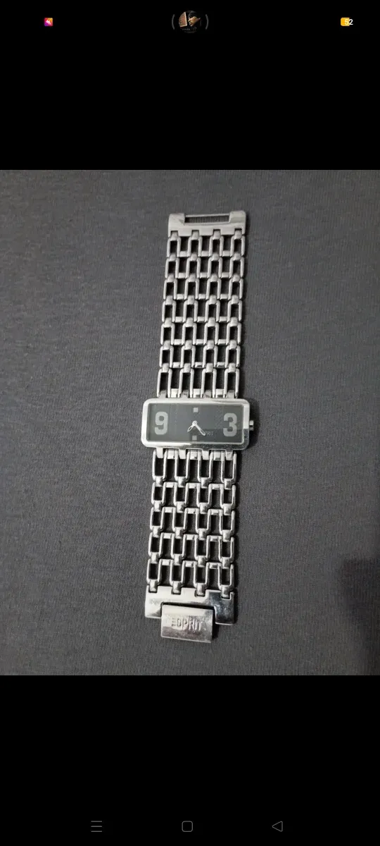 Reloj Esprit Plata y Negro