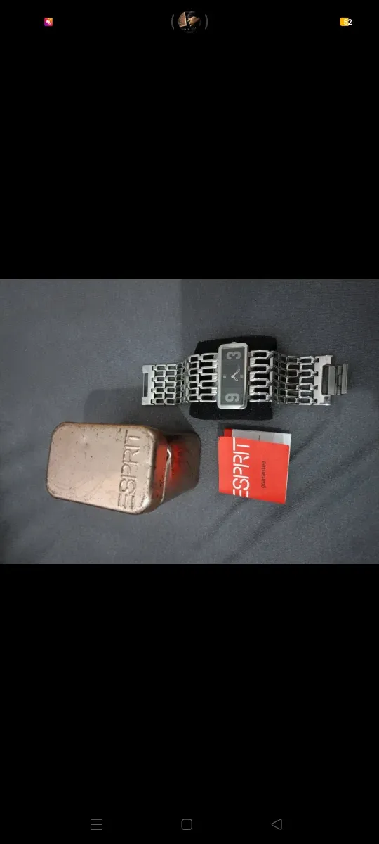 Reloj Esprit Plata y Negro