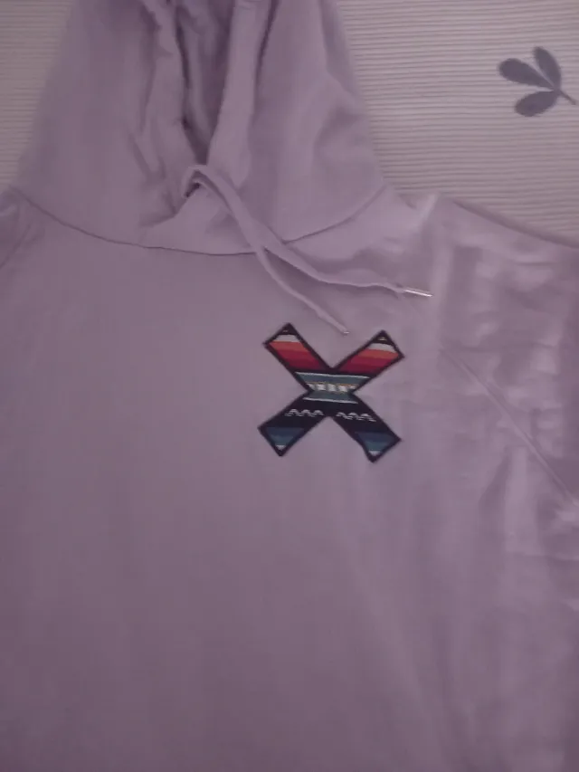 Sudadera con logo X multicolor