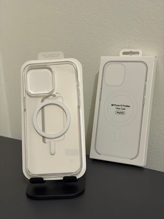 Cover iPhone 15 Pro Max MagSafe Trasparente